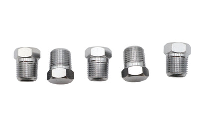 Chrome Brake Line Tee Plug