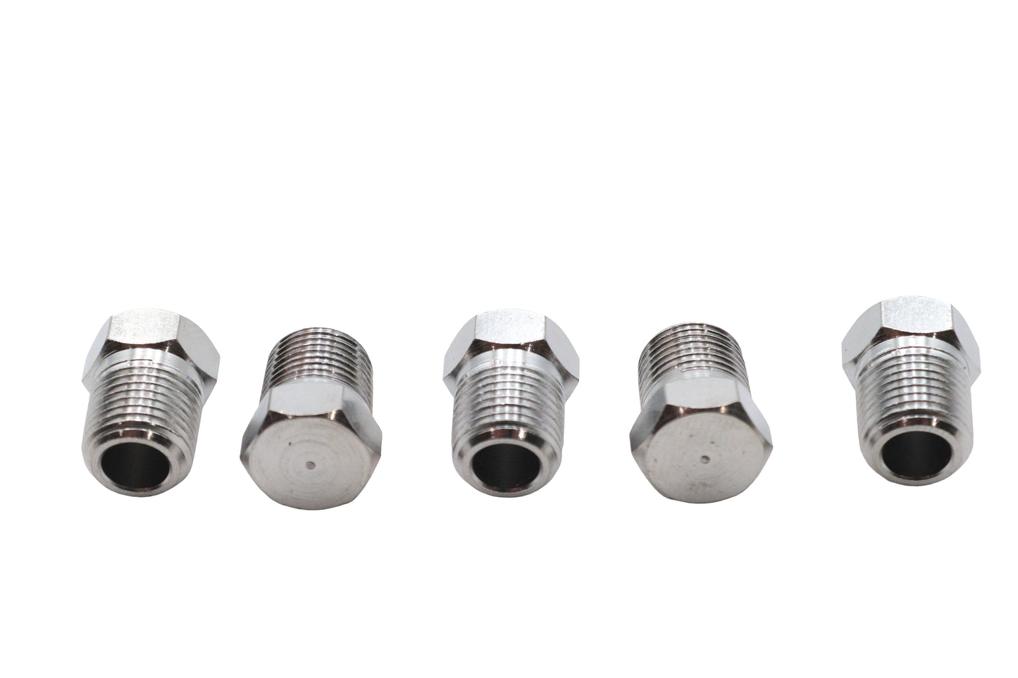 Chrome Brake Line Tee Plug