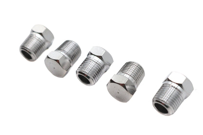 Chrome Brake Line Tee Plug