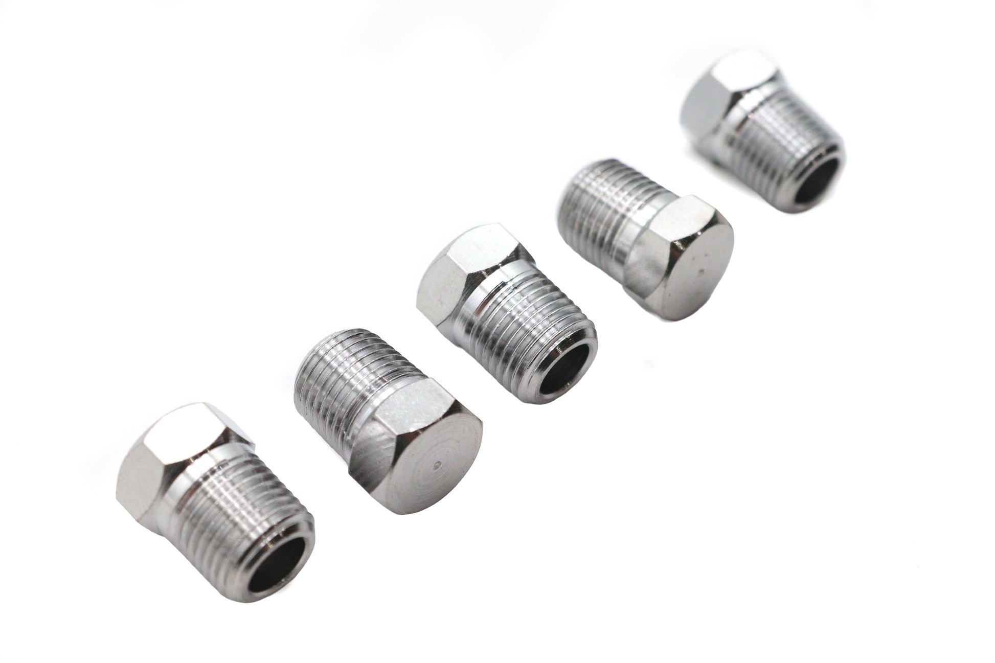 Chrome Brake Line Tee Plug