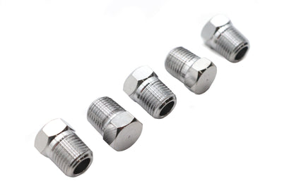 Chrome Brake Line Tee Plug