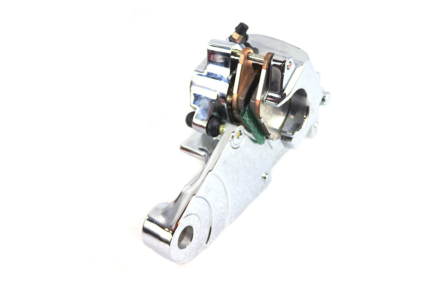 Chrome Rear Caliper with Bracket