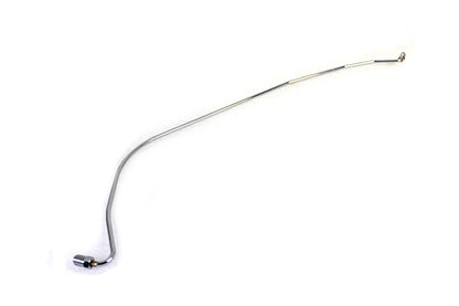 Steel Rear Brake Line Chrome
