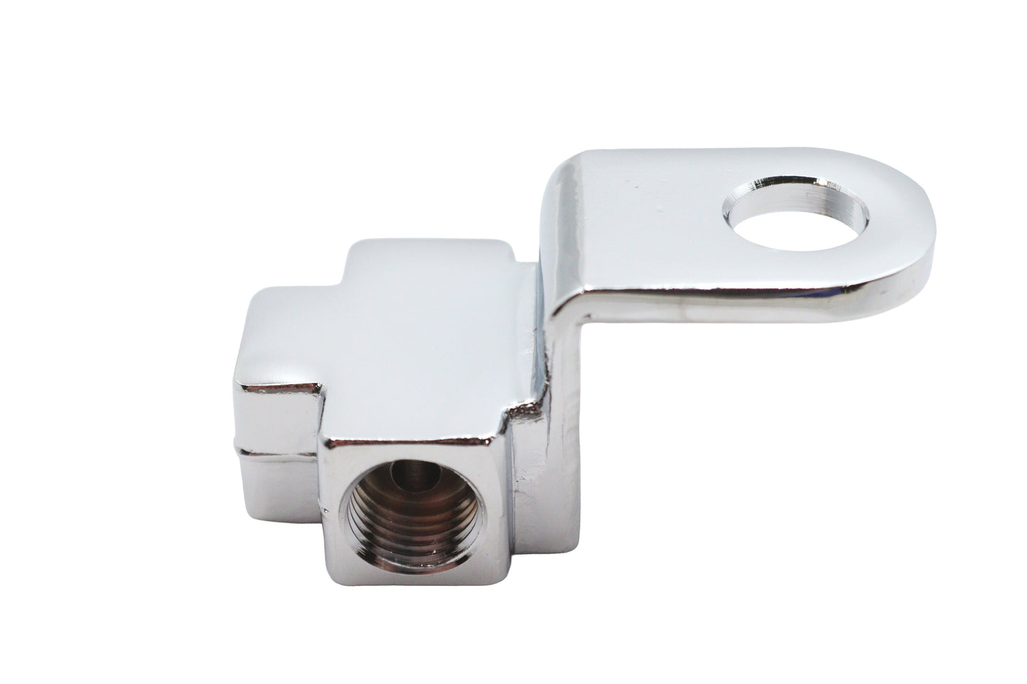 Front Brake Line Tee Chrome