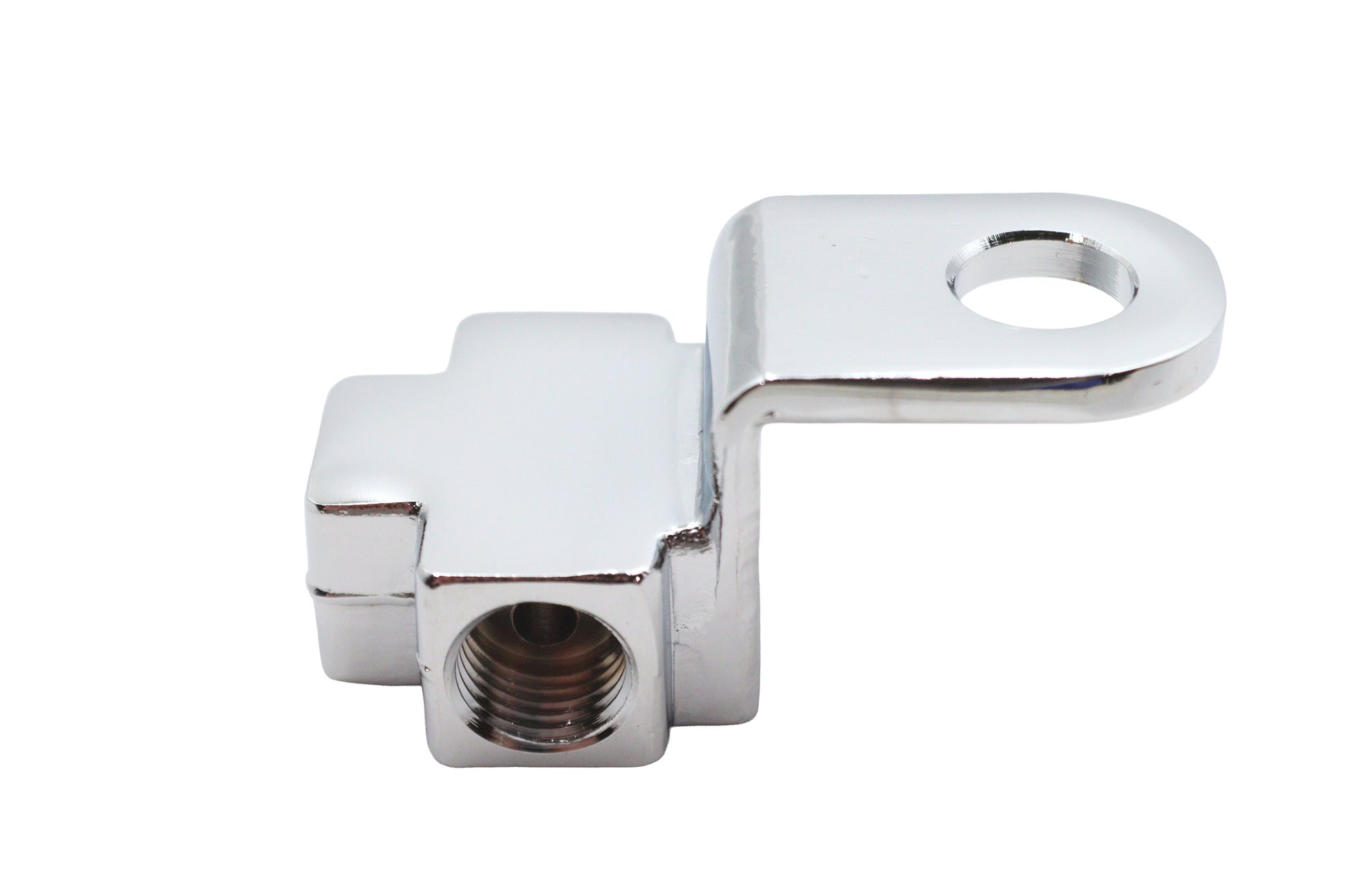 Front Brake Line Tee Chrome