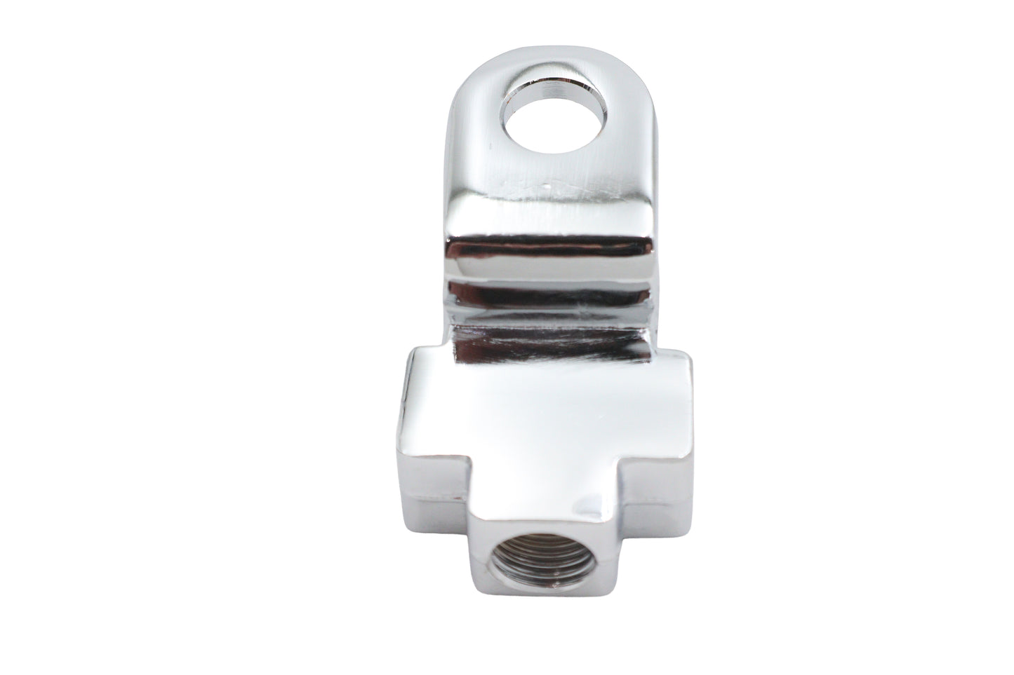 Front Brake Line Tee Chrome