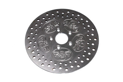 11-1/2 Rear Brake Disc Skull Design Stainless Steel