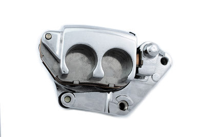Silver 2 Piston Front Brake Caliper Left Side
