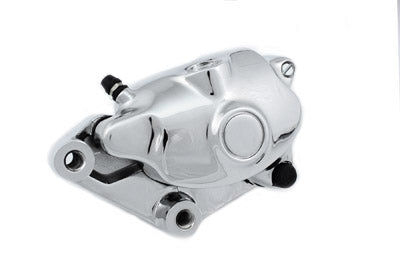 Silver 2 Piston Front Brake Caliper Left Side