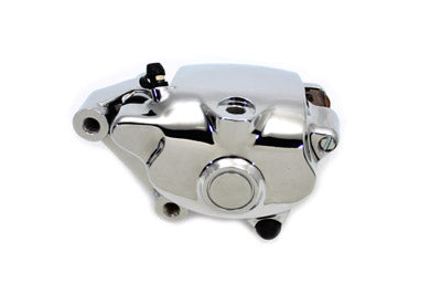 Chrome 2 Piston Front Brake Caliper Left Side