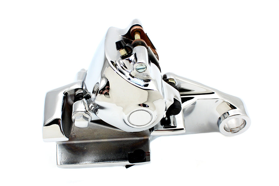 Chrome Rear Caliper with Bracket