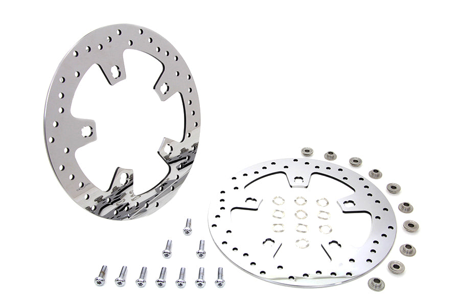 Duro 11.8 Front Brake Disc Set Polished