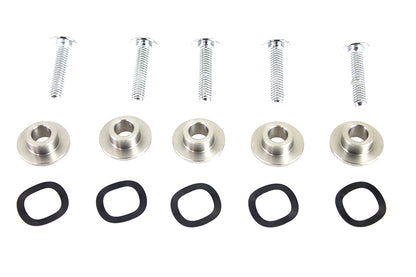 Chrome Front Disc Hardware Kit