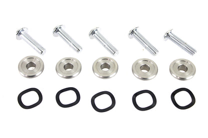 Chrome Front Disc Hardware Kit