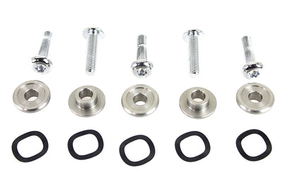 Chrome Front Disc Hardware Kit
