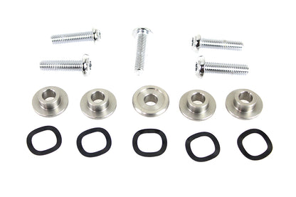 Chrome Front Disc Hardware Kit