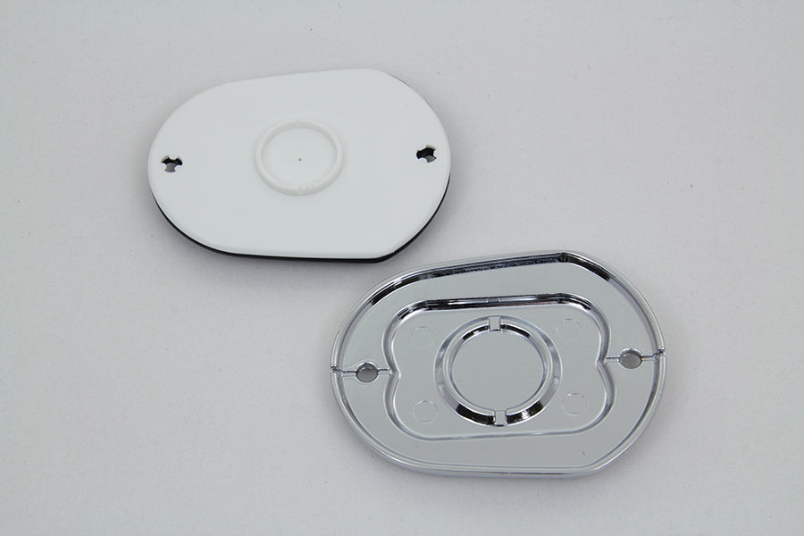 Handlebar Master Cylinder Cover Chrome