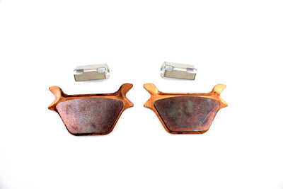 Duro Sintered Rear Brake Pad Set with Clip