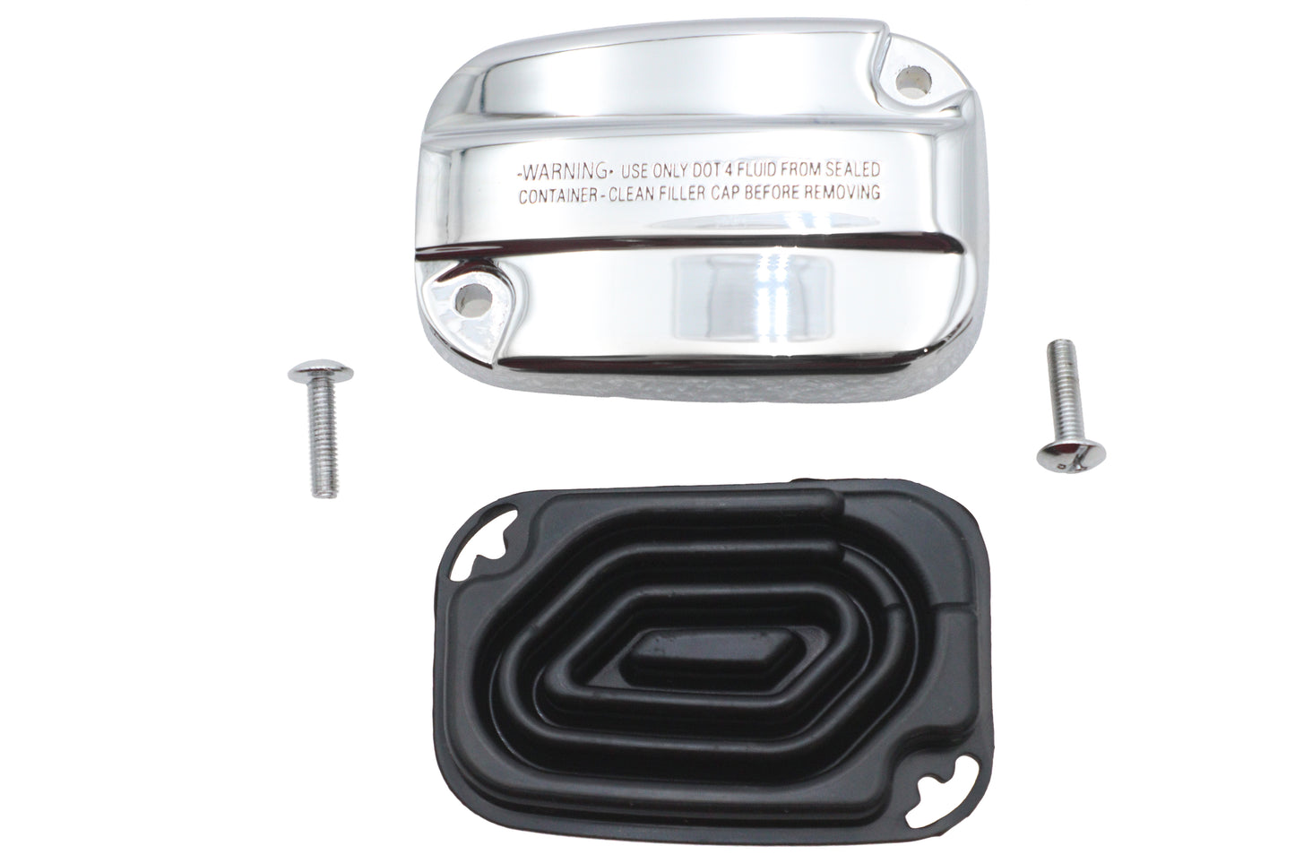 Handlebar Master Cylinder Cover Chrome