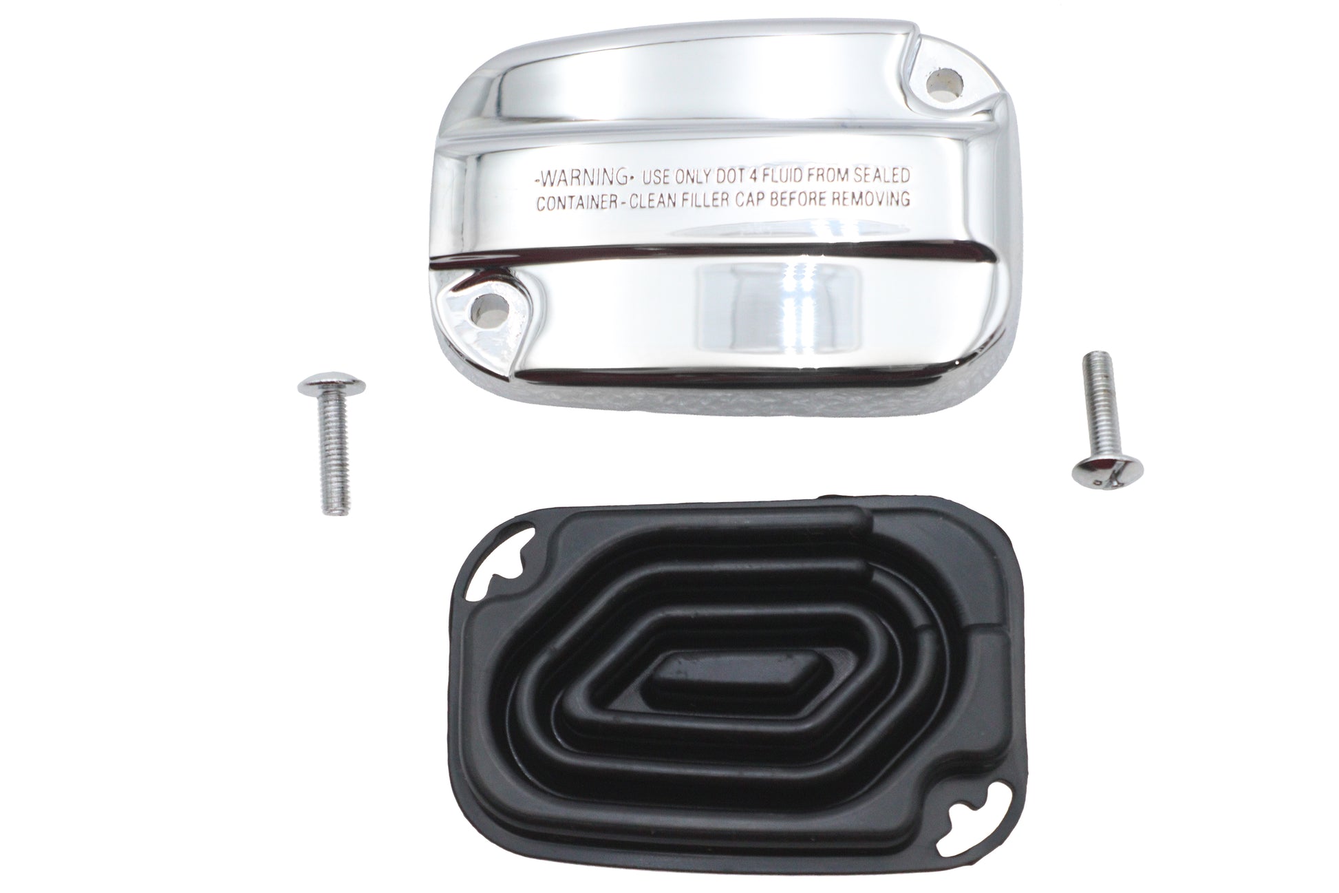 Handlebar Master Cylinder Cover Chrome