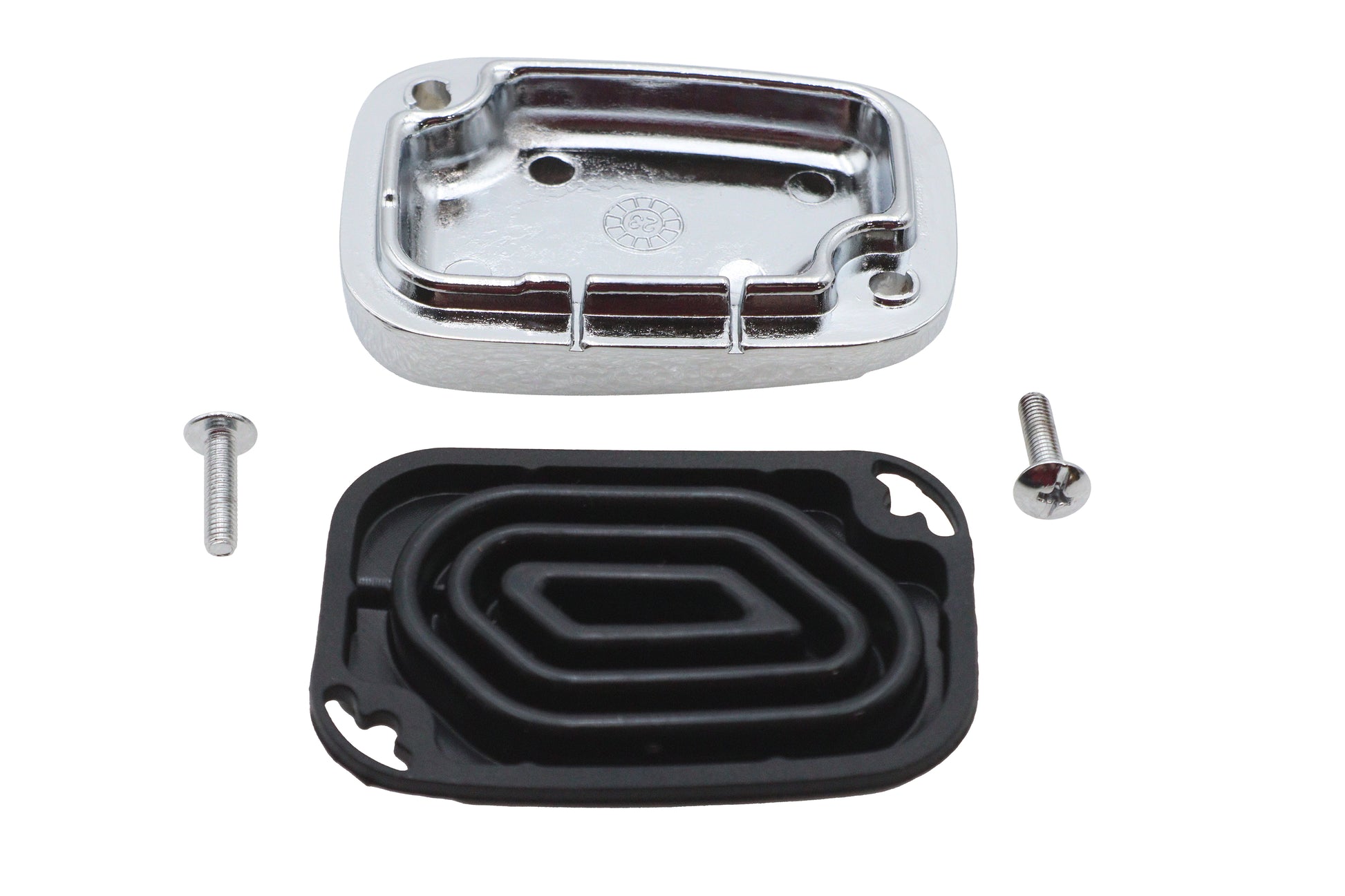 Handlebar Master Cylinder Cover Chrome