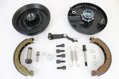 Front Brake Backing Plate Kit Black