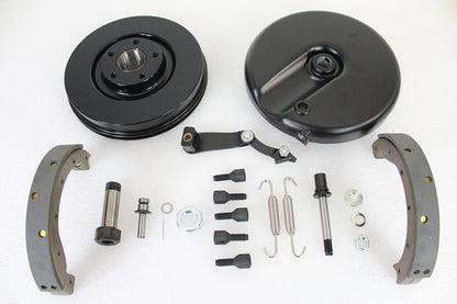 Front Brake Backing Plate Kit Black