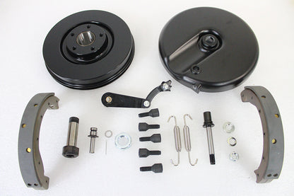 Front Brake Backing Plate Kit Black