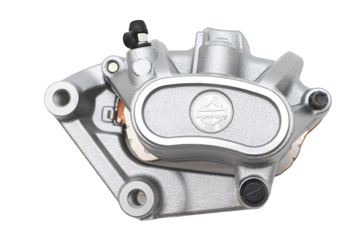 OE Silver Front 2-Piston Brake Caliper Left Side