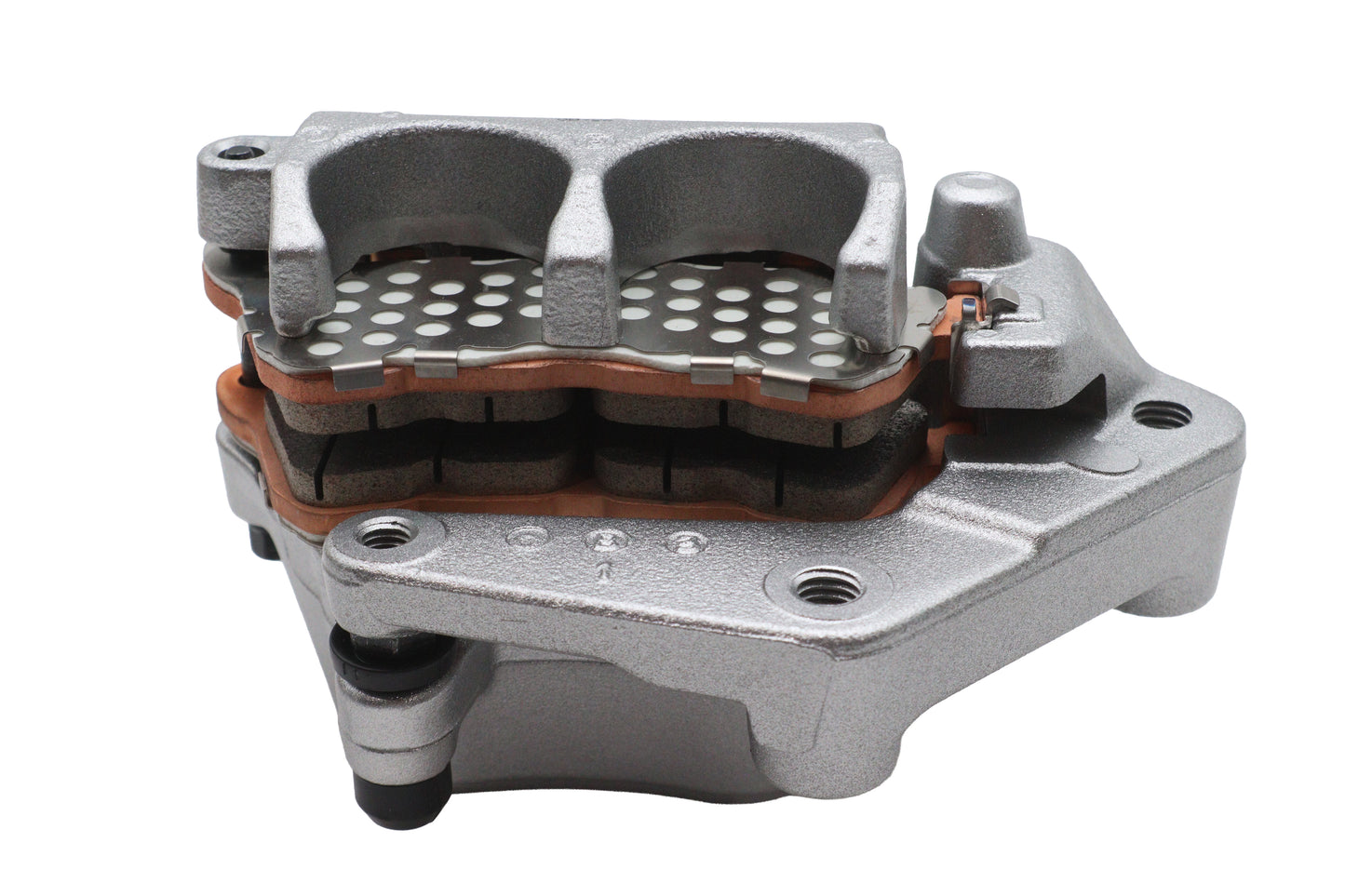 OE Silver Front 2-Piston Brake Caliper Left Side