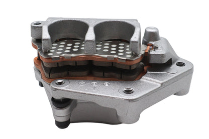 OE Silver Front 2-Piston Brake Caliper Left Side