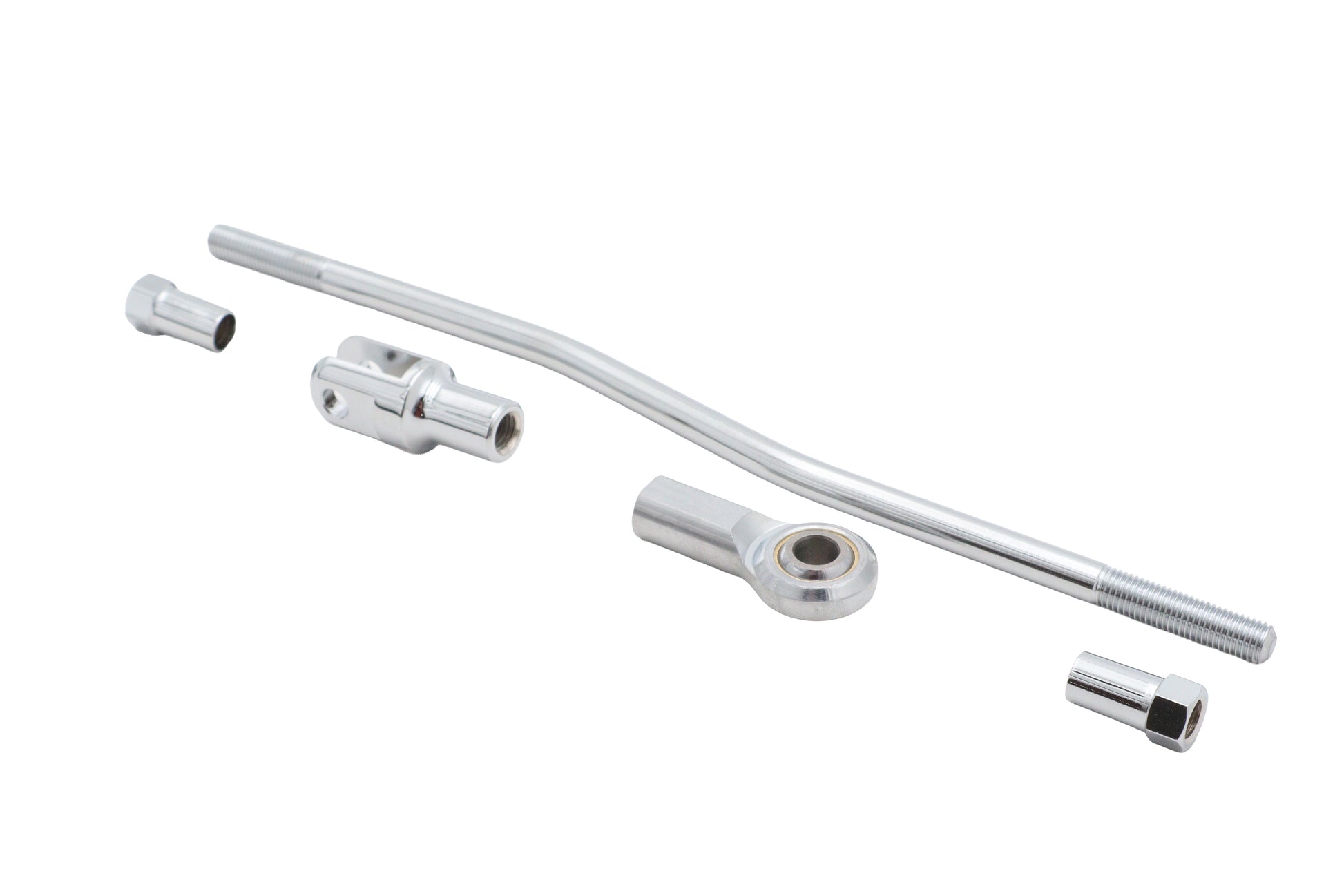 Front Mechanical Brake Rod Kit Chrome