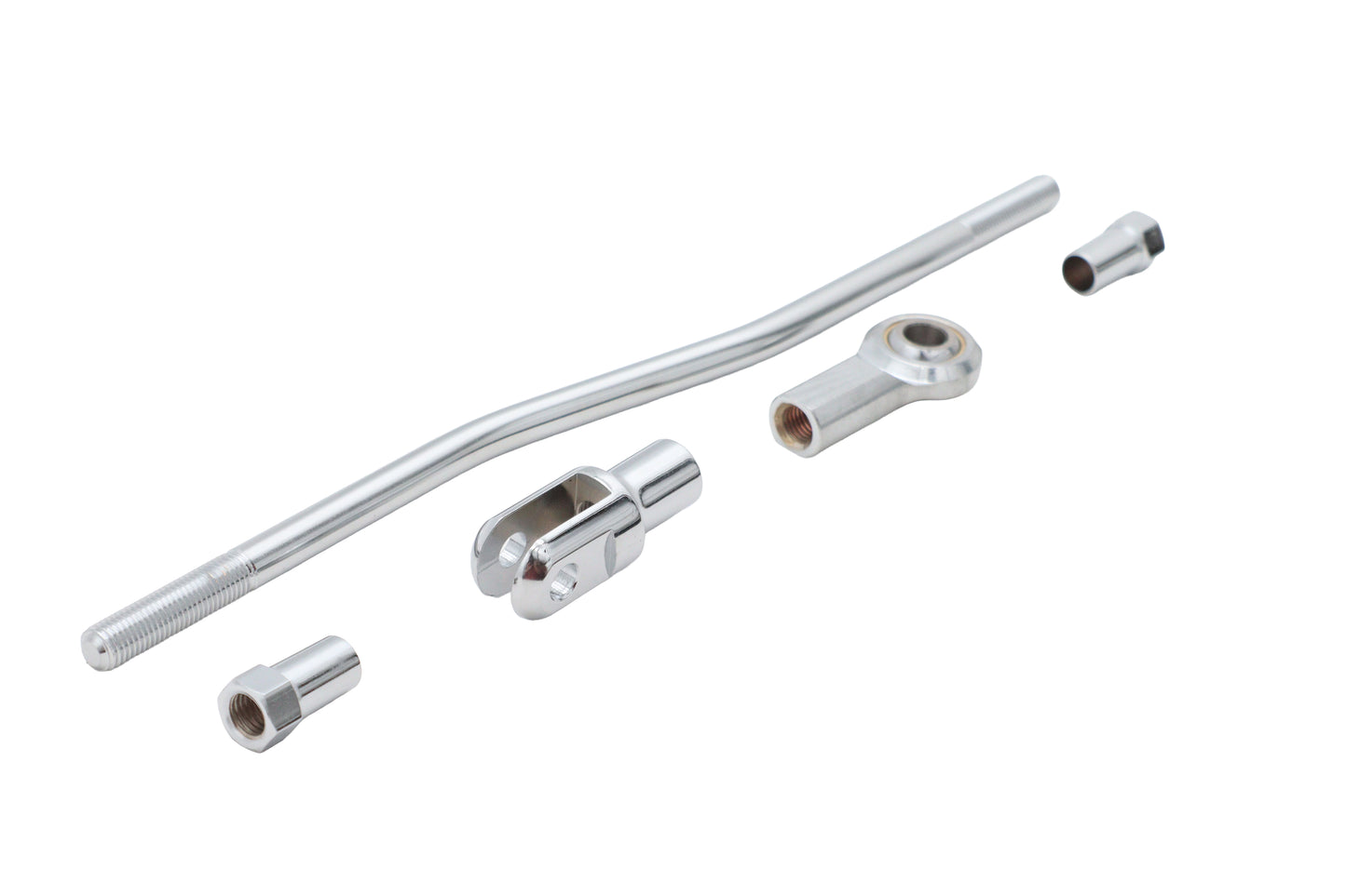 Front Mechanical Brake Rod Kit Chrome