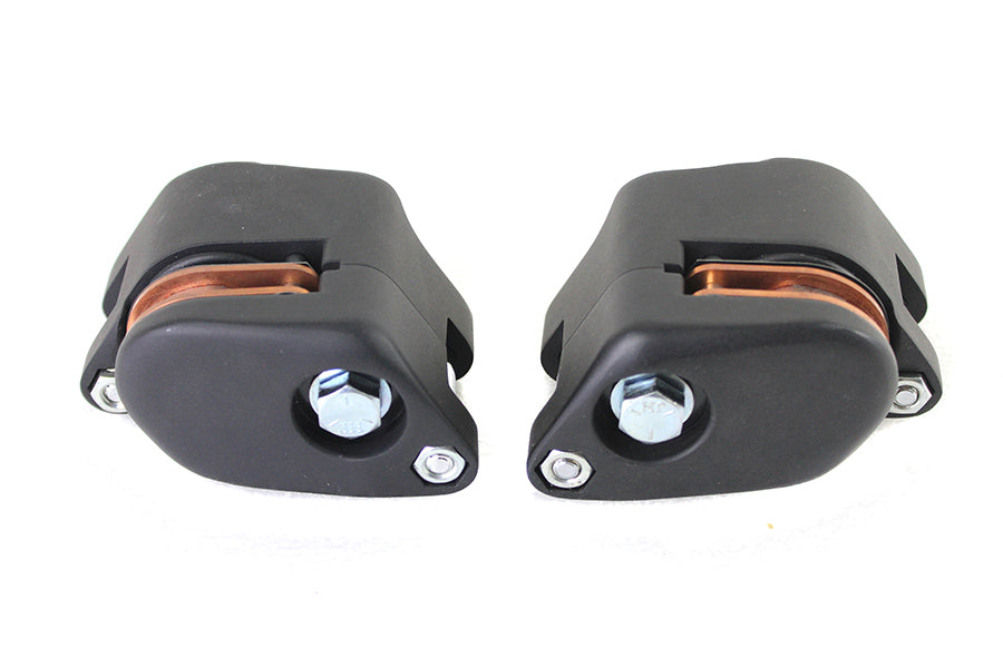 Black Front 1 Piston Caliper Set