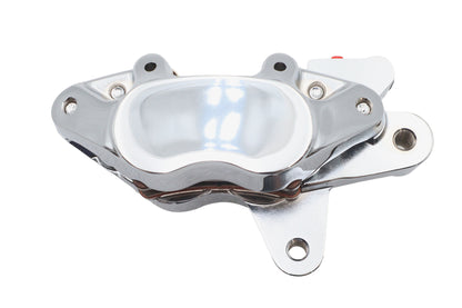 Chrome Front 4 Piston Left Side Caliper