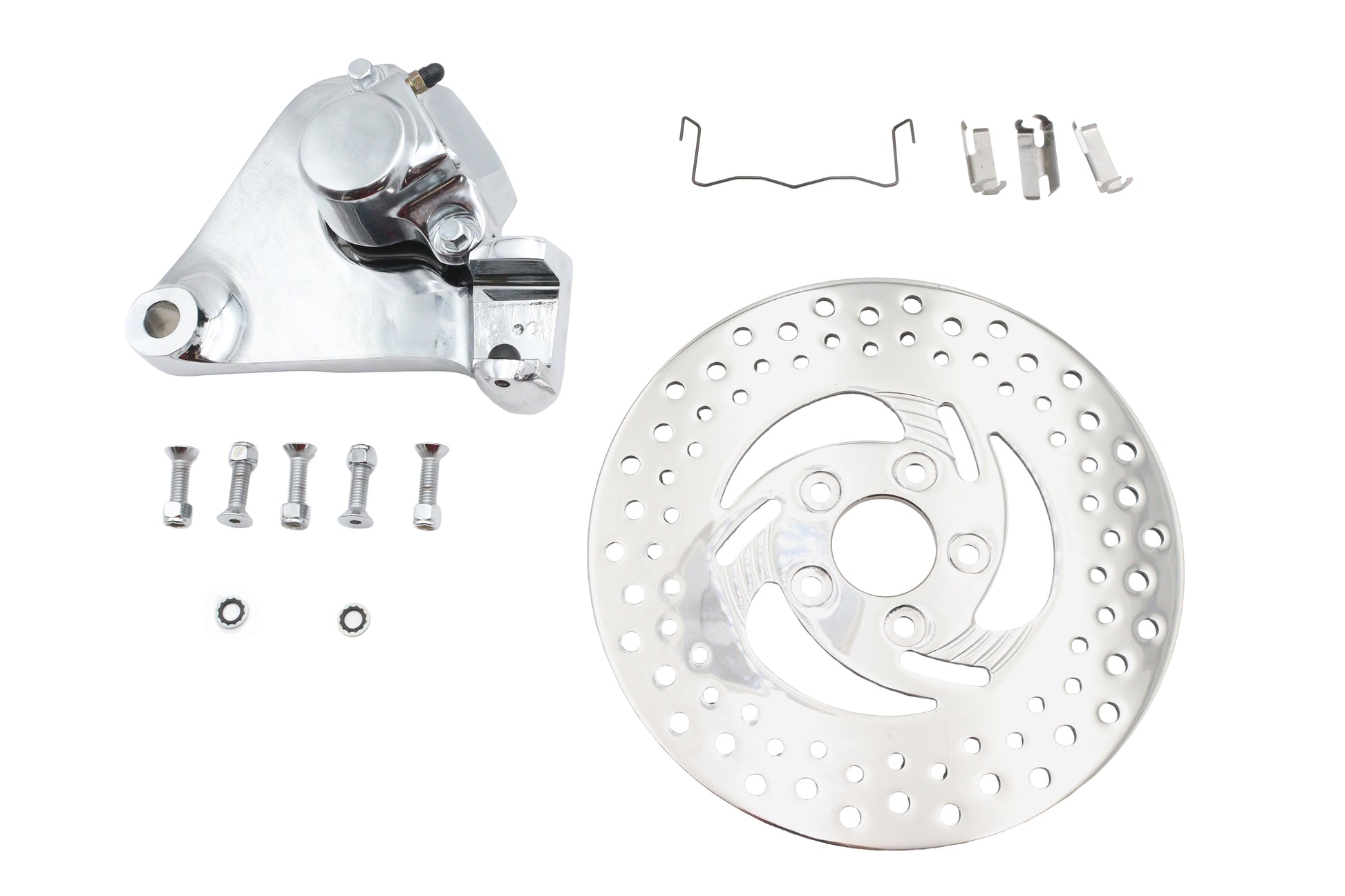 Black Rear 1 Piston Caliper and 11-1/2 Disc Kit
