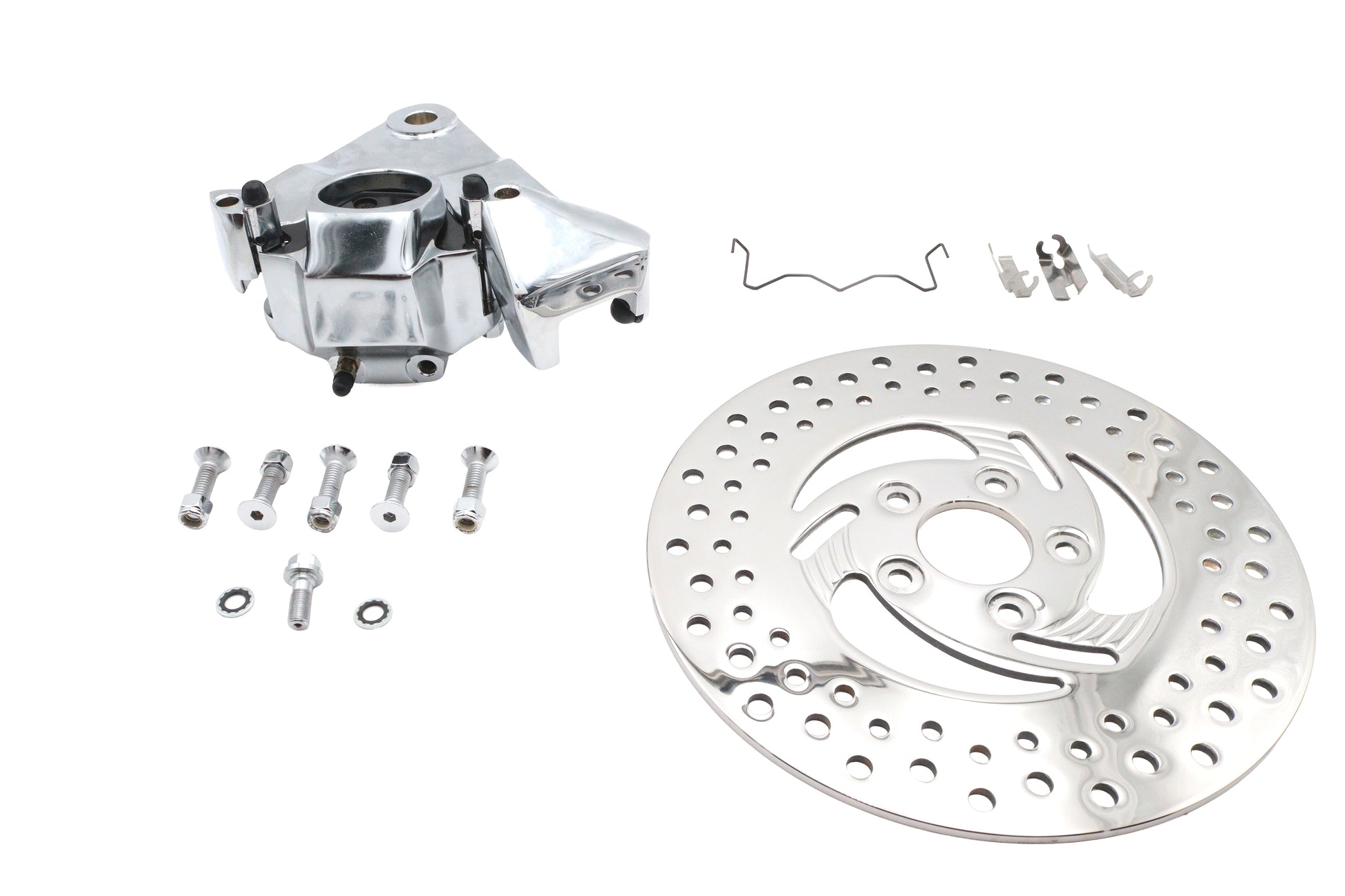 Black Rear 1 Piston Caliper and 11-1/2 Disc Kit