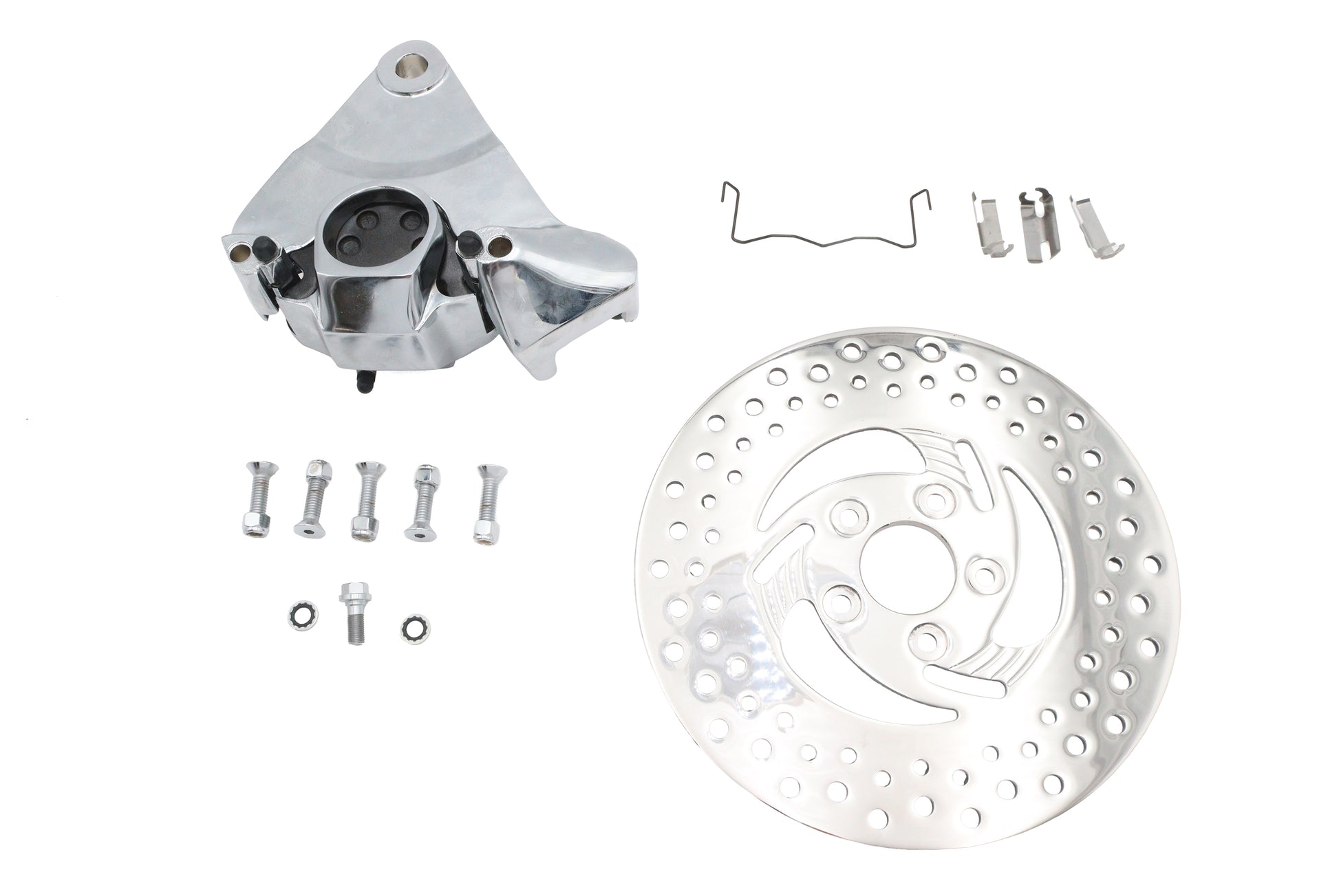 Black Rear 1 Piston Caliper and 11-1/2 Disc Kit