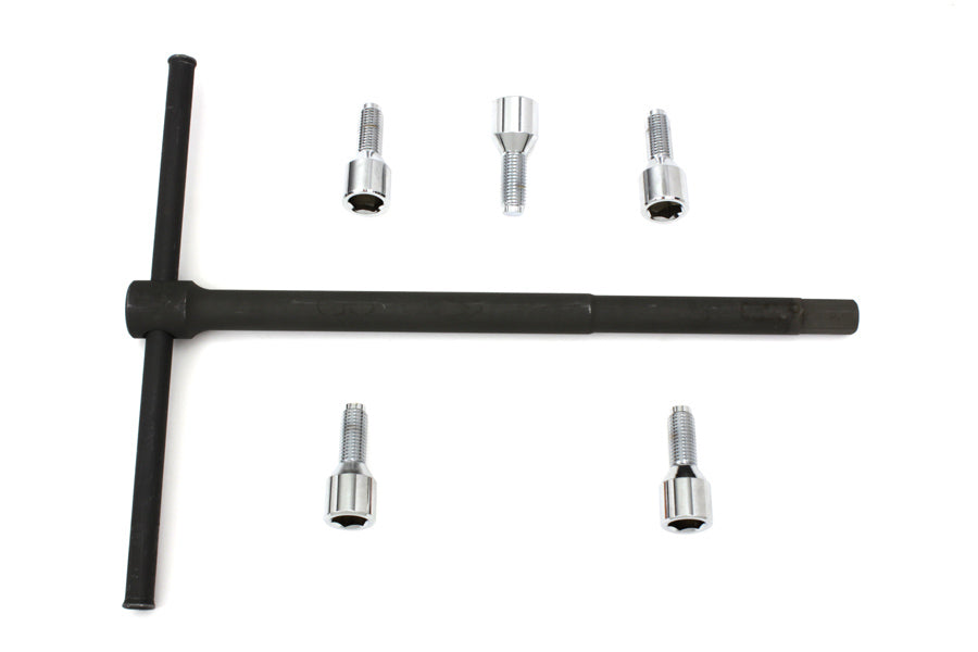 Chrome Wheel Lug Set with Wrench