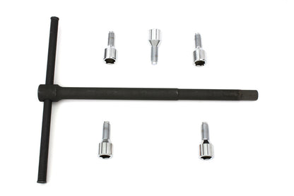 Chrome Wheel Lug Set with Wrench