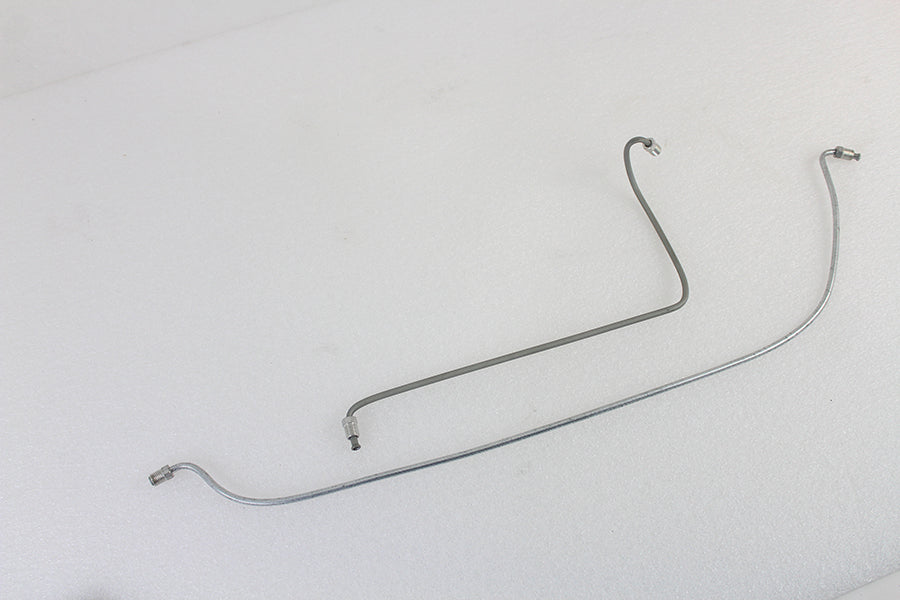 Steel Rear Brake Line Set Zinc Plated