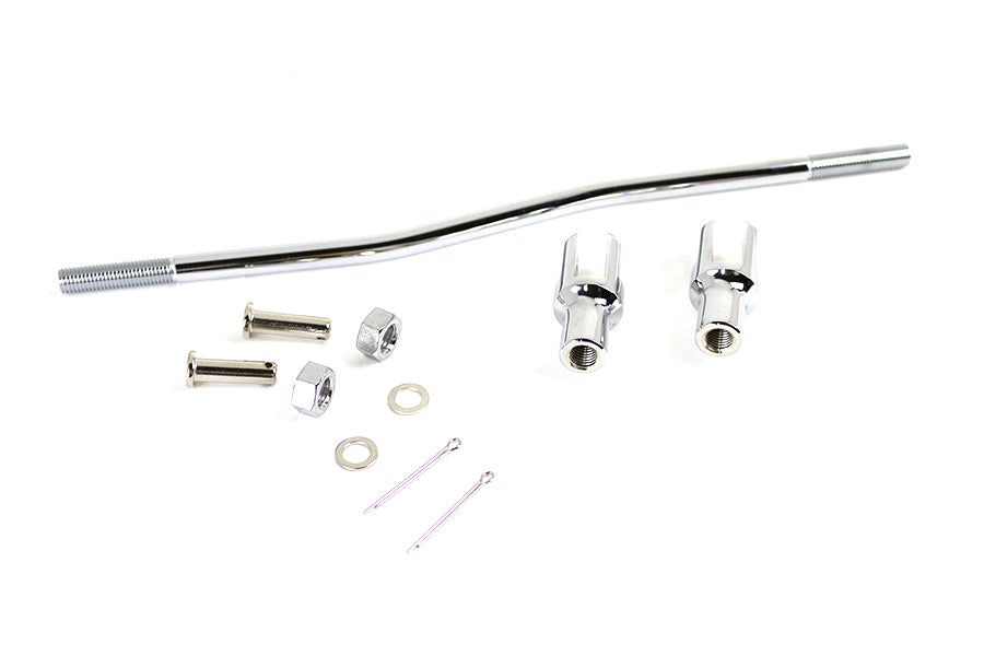 Front Mechanical Brake Rod Kit Chrome