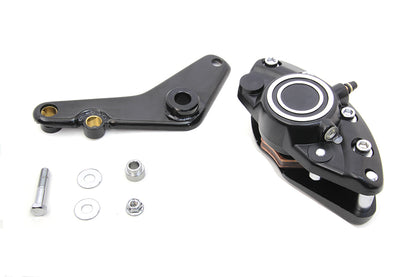 Rear Black 1 Piston Banana Caliper Kit with Bracket