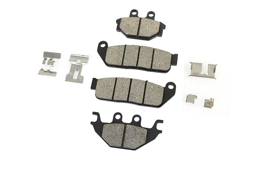 Duro Semi-Metallic Front and Rear Brake Pad Set