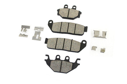 Duro Semi-Metallic Front and Rear Brake Pad Set