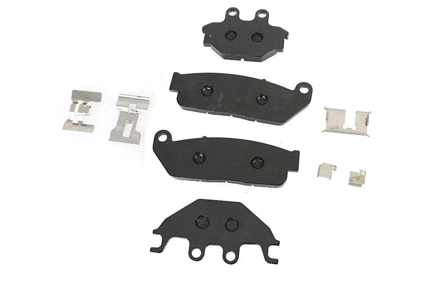 Duro Semi-Metallic Front and Rear Brake Pad Set