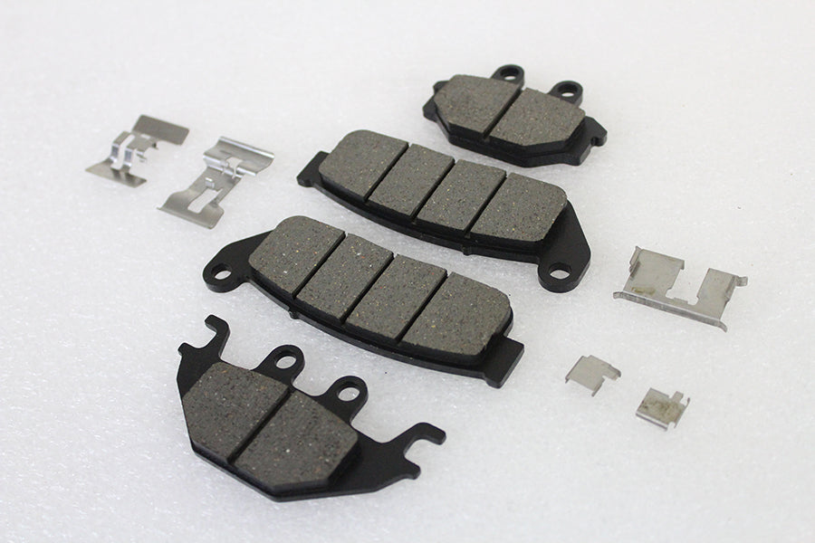 Duro Semi-Metallic Front and Rear Brake Pad Set