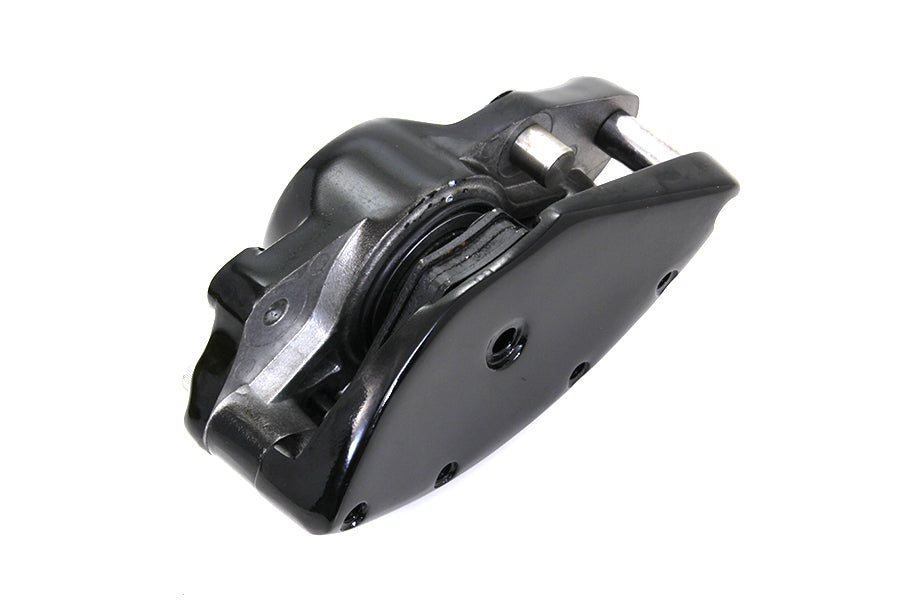 Black Rear 1 Piston Banana Caliper with Bullseye