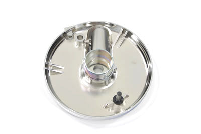Front Brake Backing Plate Left Side Chrome