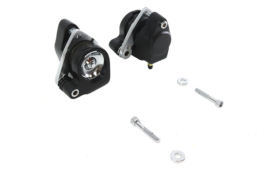 Right and Left Front Caliper Set 1 Piston